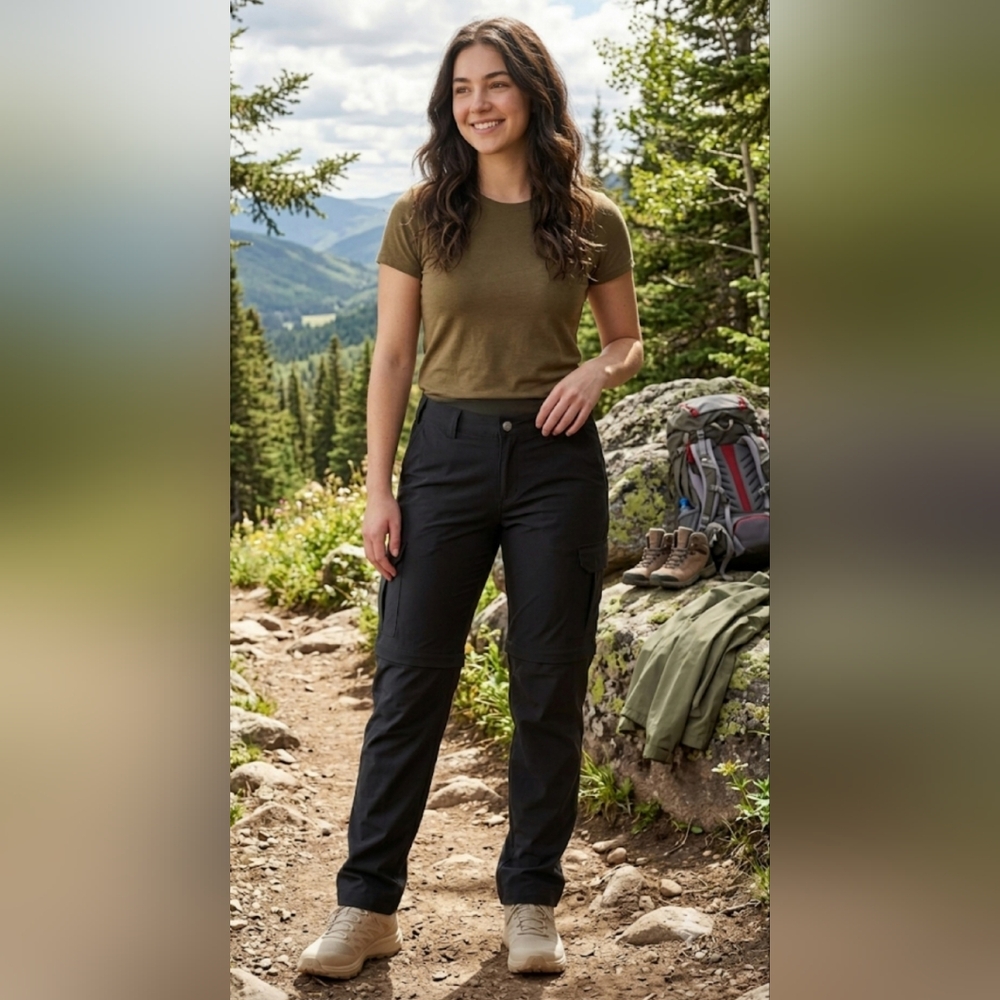 ​🌲 WOODS Women's Convertible Hiking Cargo Pants (Size 30) 🌲